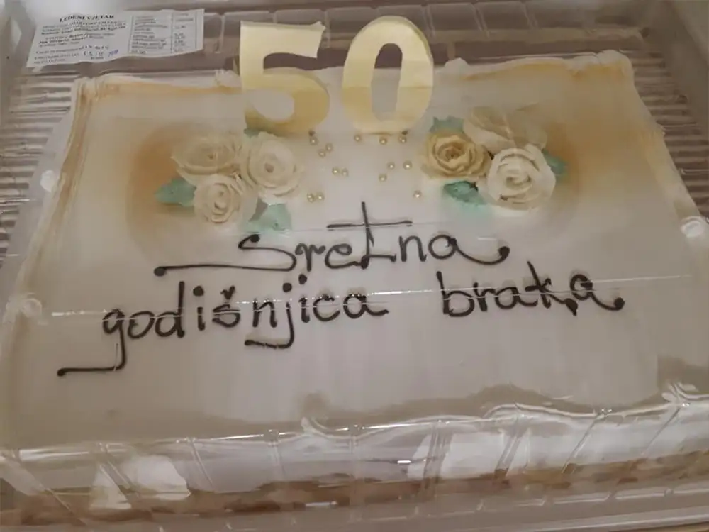 Godišnjice braka — proslava srebrne i zlatne svadbe u restoranu U. O. Zrinski Črnkovec